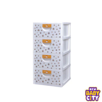 Classic Series - 4 Drawer Regular Color - Print Blue