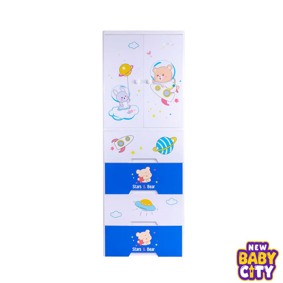 Kideez-Wardrobe---Bear-Space-Print-MODEL-#-4022-BS-W.2