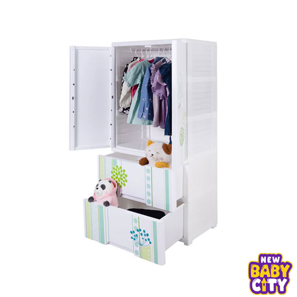 Kideez-Wardrobe---Green-Flower-Print-MODEL-#-2022-GF-W.3