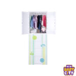 Kideez Wardrobe - Green Flower Print MODEL # 2222 GF - W