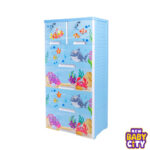 Kideez-Wardrobe—Ocean-Blue-Print-MODEL-#-4200-OB,3