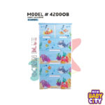 Kideez Wardrobe - Ocean Blue Print MODEL # 4200 OB