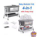 Newborn Sleep Cradle Bed Detachable Baby Bassinet Bed Side c4