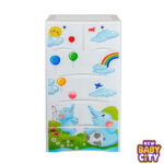 Orchid-Drawer—Elephant-Print-Pink-4+2-Plastic-Cabinet-Storage.2