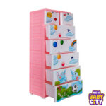 Orchid-Drawer—Elephant-Print-Pink-5+2-Plastic-Cabinet-Storage.3