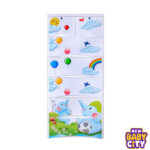 Orchid Drawer - Elephant Print White 5+2 Plastic Cabinet Storage