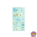 Orchid Drawer -FLy High Print Green 4+2 Plastic Cabinet Storage