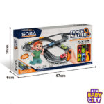 Track Master : 1:64 Scale Of Racing Track Set For Kids