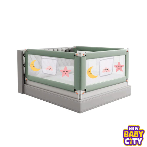 1-Single-Piece-Baby-Safety-Bed-Fence,-Adjustable-Bed-Rail,-Baby-Children-Bed-Barrier,-.3