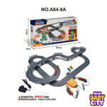 Track Master : 1:64 Scale Of Racing Track Set For Kids