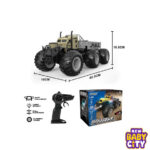 6-Wheel Off-Road Remote Control Monster Truck – 1:14 Scale Heavy-Duty Shuttle Hauler