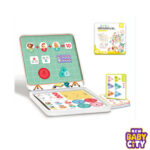 2-in-1 Magnetic Math Learning Puzzle Board and Drawing Tablet for Kids