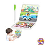2-in-1-Magnetic-Traffic-Learning-Puzzle-Board-and-Drawing-Tablet-for-Kids