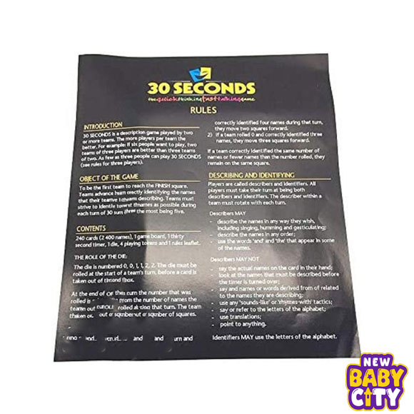 30-Seconds-The-Quick-Thinking-Fast-Talking-Game-Board-Game-Toys-for-Boys-Girls-Kids 30 Seconds The Quick Thinking Fast Talking Game Board Game Toys for Boys Girls Kids
