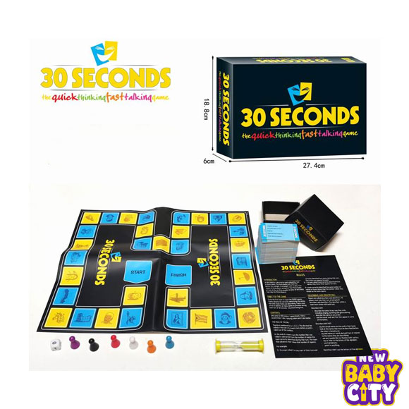 30-Seconds-The-Quick-Thinking-Fast-Talking-Game-Board-Game-Toys-for-Boys-Girls-Kids, 30 Seconds The Quick Thinking Fast Talking Game Board Game Toys for Boys Girls Kids