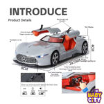 1:32 Mercedes Benz AMG Vision GT Supercar Alloy Metal Diecast Car Model Sound & Light Simulation Collectibles Gift