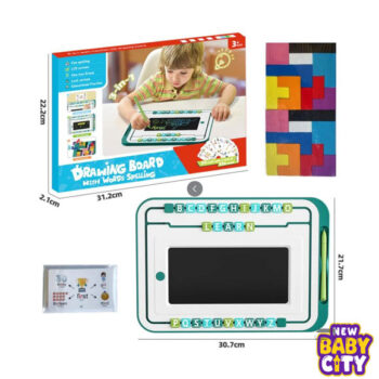 3in1 Drawing Board Russian Tangram Puzzle with Word Spelling Learning Kit