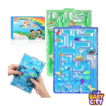 2 Pack Sensory Fidget Toys for Kids & Adults with Autism ADHD - Gel Filled Squishy Stress Relief, Calming Special Needs Developmental Toys (Blue & Green)