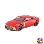 1:18 Nissan GTR50 Simulation Pull Back Steering Sound-light Spray Children’s Toy Car Model Alloy Ornaments