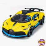 Bugatti Authorization Lisense 1:18 Bugatti Divo 11.5*26*7.5CM Simulation Alloy Model Pull Back Sound and Light Car Model