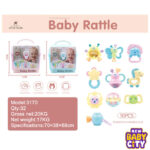 Baby Rattle Animal 10 Piece Set
