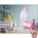 Bambino Moon N Bear Baby Cradle – High Quality Fancy Gift Baby Sleeping Cot ,