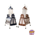Bear-Face-Baby-Cradle-–-Portable-Newborn-Rocking-Cot-with-Protective-Mosquito-Net-&-Wheels.3