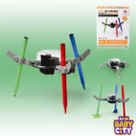 Children Creative 3 in 1 Graffiti Doodling Robot Kit DIY Science Education Assembled Robot Toys for Children