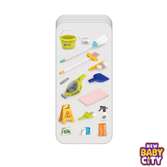 Cleaning-Housekeeping-Trolley-Little-Helper-Playset-Toy.1 Cleaning Housekeeping Trolley Little Helper Playset Toy