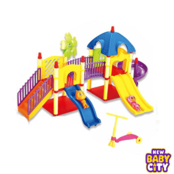 Colorful Playground Building Blocks Set – DIY Slide & Swing Park 48Pcs Toy for Kids (Deal)