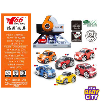 Die-Cast Ming Ying 66 Simulation Car – Realistic Toy Car for Collectors & Kids