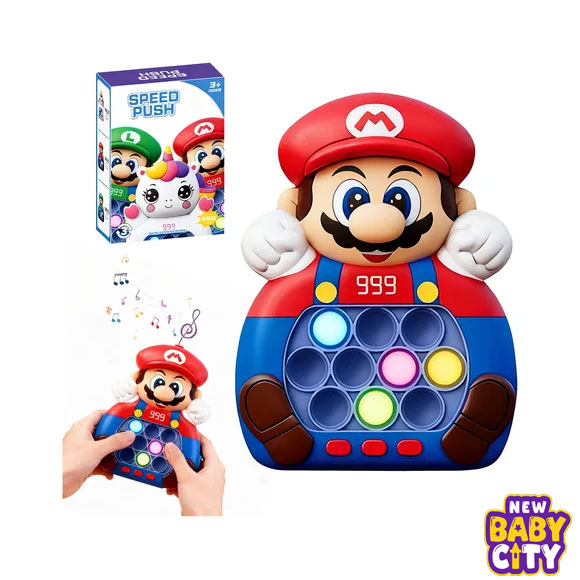 Fast-Push-Handheld-Game-Console-with-999-Levels-–-Luigi-Themed-Fidget-Button-Gam