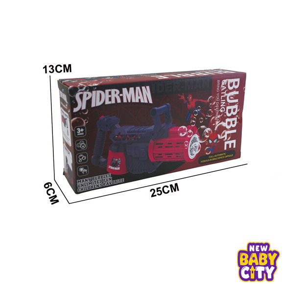 Gatling-Bubble-Gun-–-Spiderman-Edition.1 Gatling Bubble Gun – Spiderman Edition