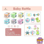 Happy Animal Baby Rattle Set