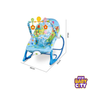 Infant To Toddler 2 in 1 Rocker – Elephant blue