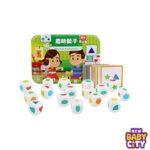 Interactive Preschool Shape & Color Matching Dice Puzzle Game – Educational Learning Toy for Kids