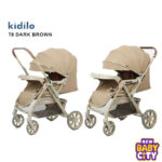 Kidilo T8 Baby Stroller – Lightweight Foldable Travel Pram