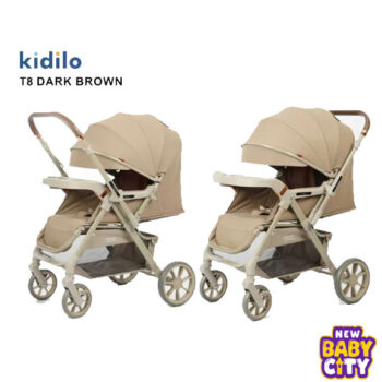 Kidilo T8 Baby Stroller – Lightweight Foldable Travel Pram