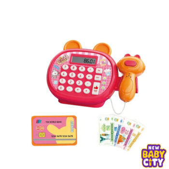 Kids Cash Register Toy– Pretend Play Checkout Set