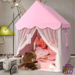 Kids-Tent,-Play-Tent-Playhouse-For-Kids-Princess-Castle-Tent-Gift-Toys-For-Girl-Play-House-For-Toddler-Children-,
