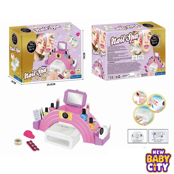 Manicure-Kit-with-Nail-Dryer-Nail-Salon-Gift-Set-for-Kids-Model-ZG021,, Manicure Kit with Nail Dryer Nail Salon Gift Set for Kids Model ZG021