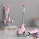 Multifunctional Foldable Kids 3 Wheel Scooter With Music and Lights