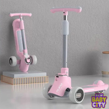 Multifunctional Foldable Kids 3 Wheel Scooter With Music and Lights