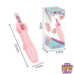 Pink Glam Nail Machine Beauty Set Toy With Nail Stickers For Girl Kids