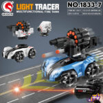 RC Laser Control Multi-functional Bubble & Soft Bullet Shooting Tank