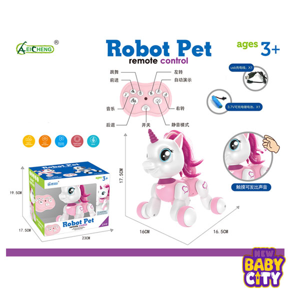 ROBOT-PET-CONTROL-REMOT-AGES+3,, ROBOT PET CONTROL REMOT AGES+3