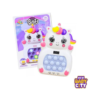 Speed Push Handheld Game Console with 999 Levels – Doll-Themed Fidget Button Game