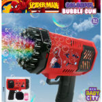 Spider Man Electric Bubble Blaster for Kids