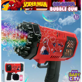 Spider Man Electric Bubble Blaster for Kids