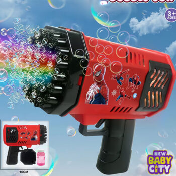 Spider Man Electric Bubble Blaster for Kids